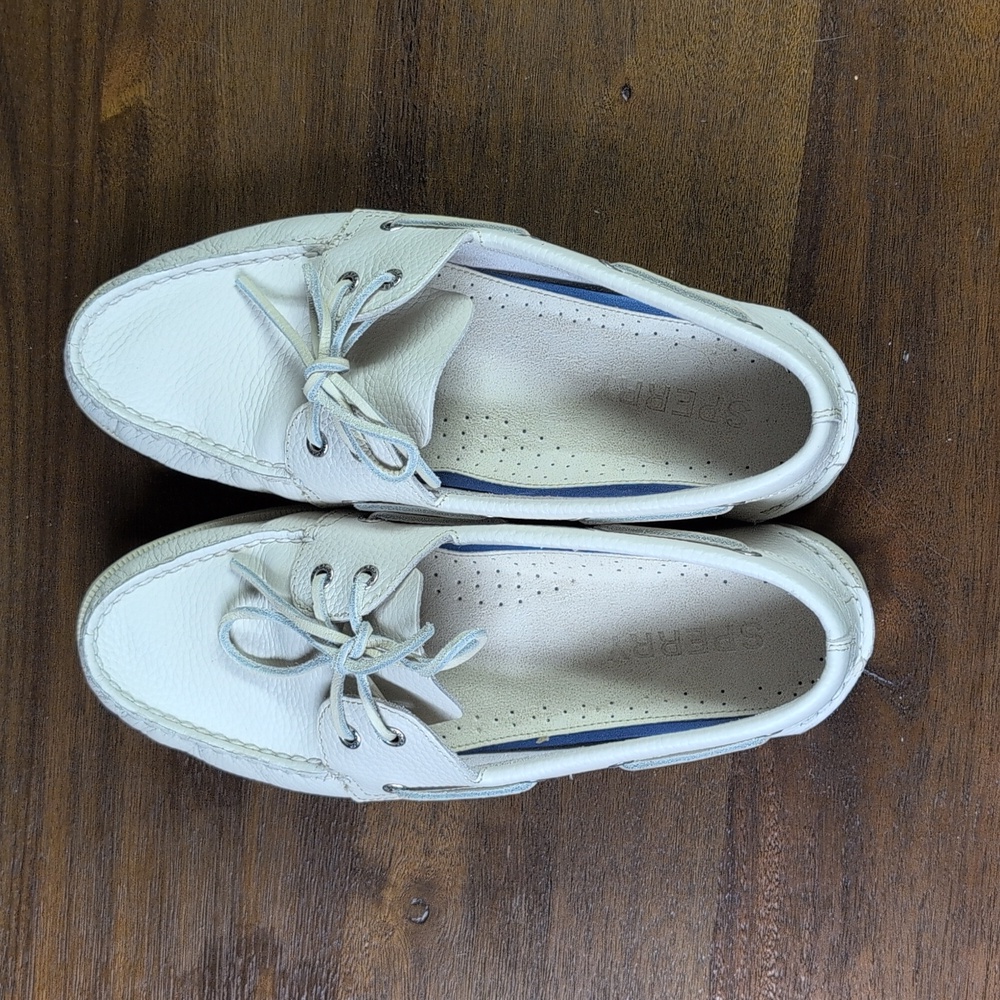 Sperry Men's Cream Boat Shoes